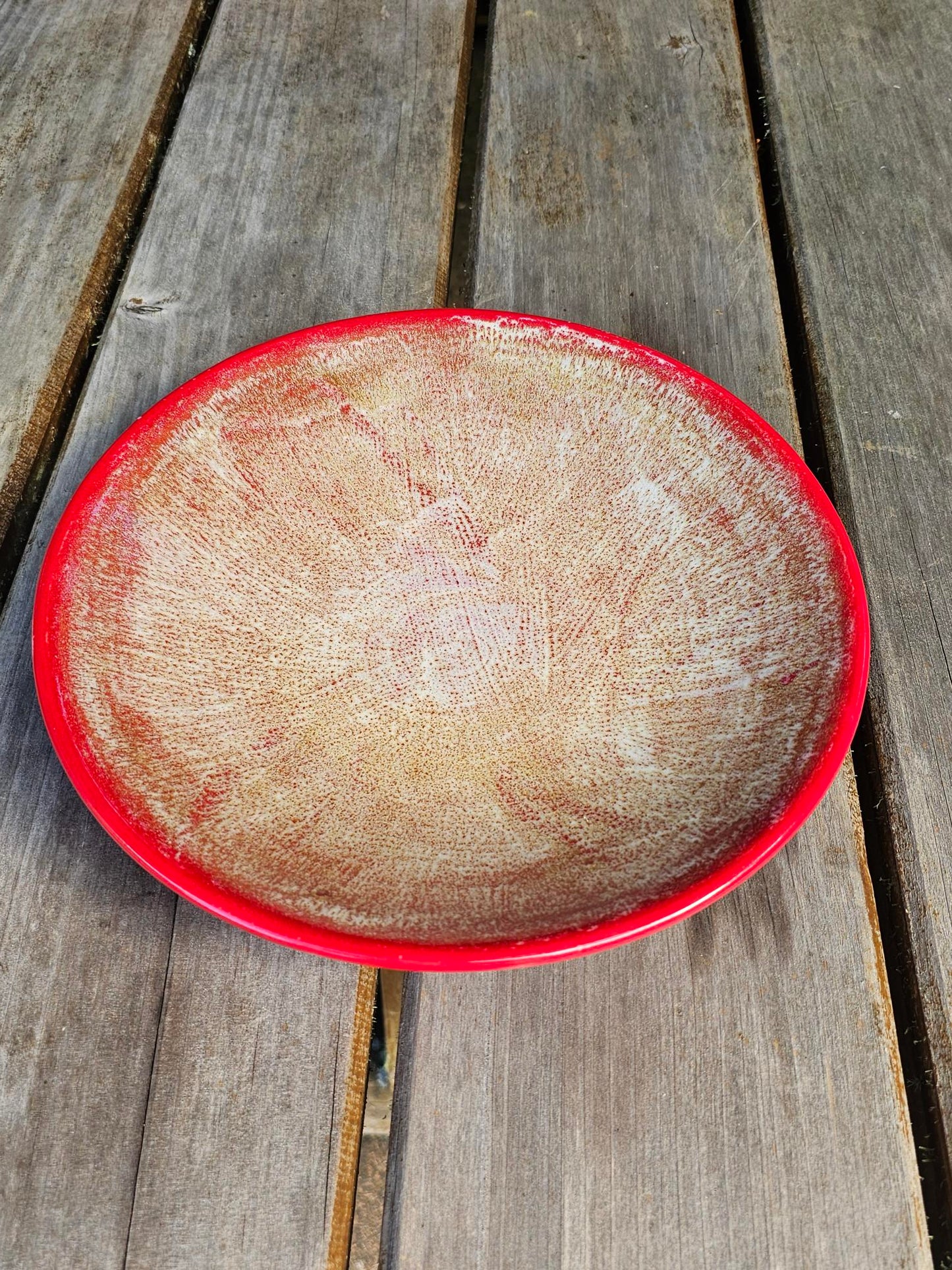 Abbots Deep Glossy Red Midfire Brushable Glaze