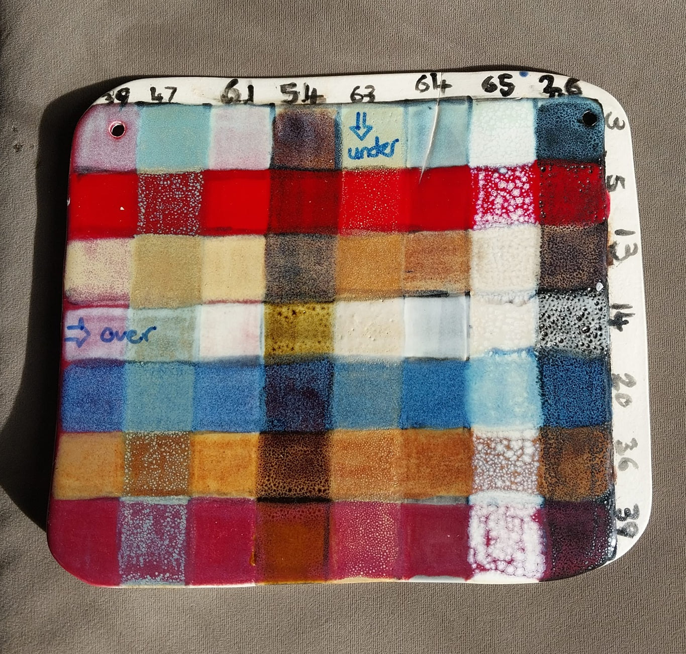 Abbots Deep Glossy Red Midfire Brushable Glaze