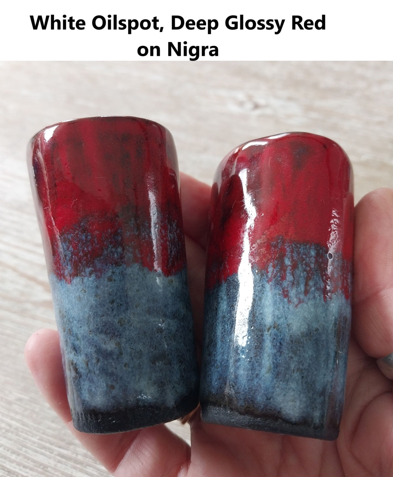 Abbots Deep Glossy Red Midfire Brushable Glaze