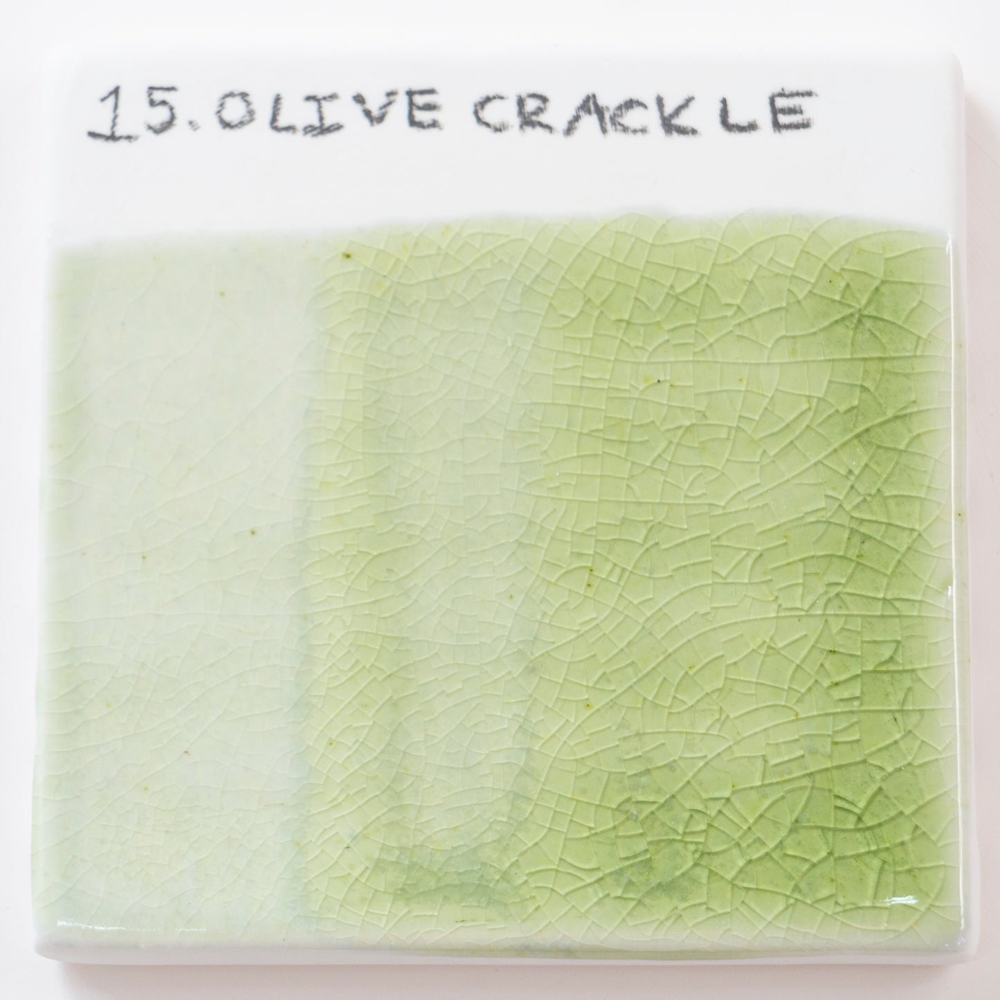 Abbots Olive Crackle Midfire Brushable Glaze