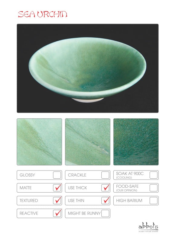 Abbots Sea Urchin Midfire Glaze