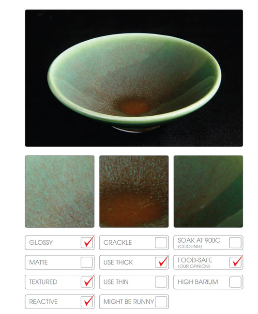 Abbots Floating Green Midfire Glaze