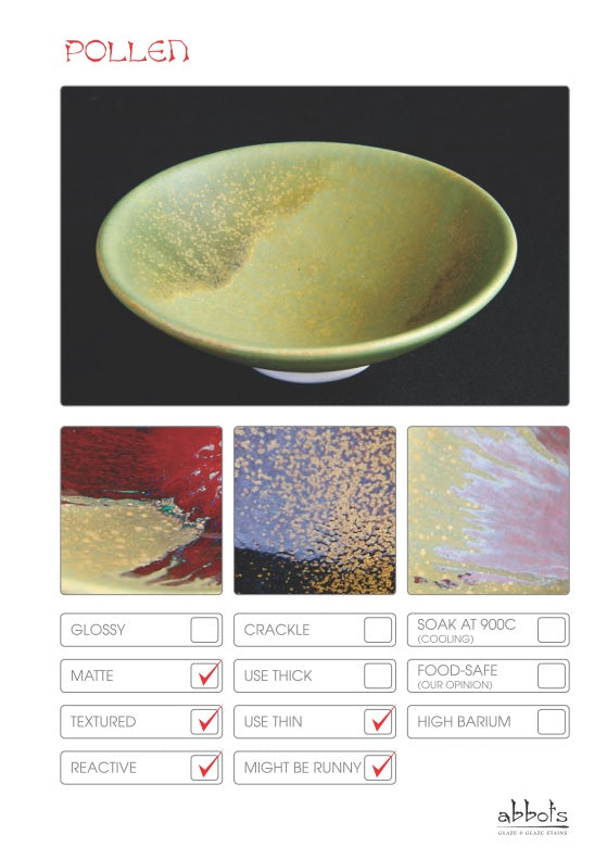 Abbots Pollen Midfire Glaze