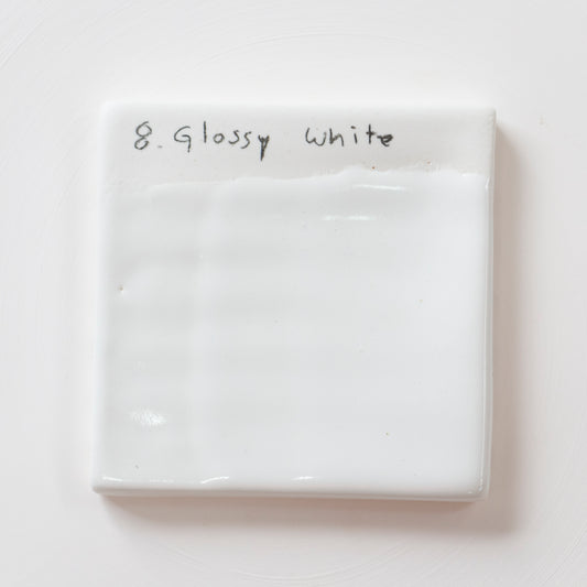 Abbots Glossy White Midfire Brushable Glaze