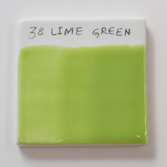 Abbots Lime Green Midfire Brushable Glaze