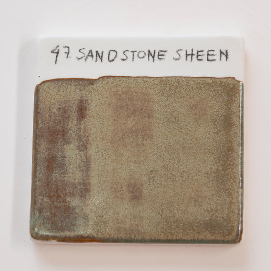 Abbots Sandstone Sheen Midfire Brushable Glaze
