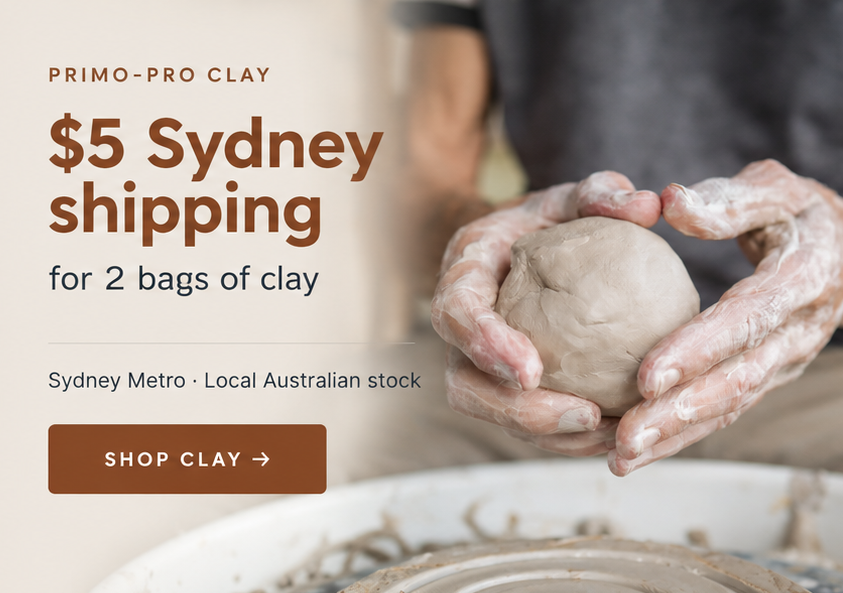 Shop Primo-Pro clay: $5 Sydney Metro shipping for 2 bags of clay. Local Australian stock.