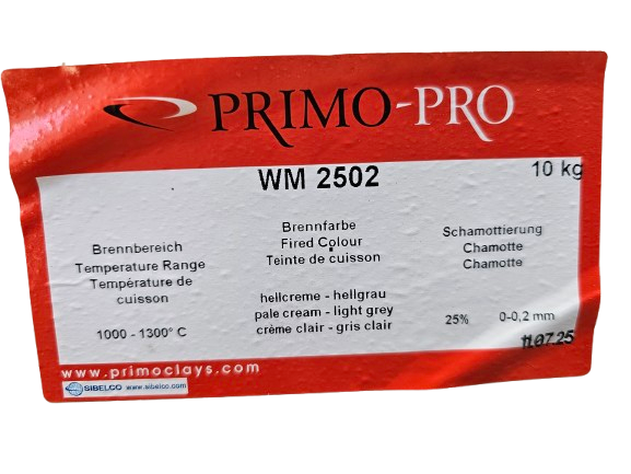 WM2502 - Cream Stoneware Clay with Grog 10 kg